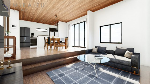 【完成予想図】 | 建物面積102.04㎡/建物価格1940万円税込※設備間取りその他気になる箇所などは案内時にお確かめください。
※CG画像に関して、あくまでもイメージです。実際の仕様と異なる場合もございます。
