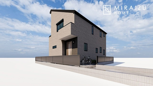 【完成予想図】 | 建物面積102.04㎡/建物価格1940万円税込《参考プラン完成予想図》陽の光をたっぷりと浴びながら気持ち良く生活が出来ます。夢のマイホーム、夢ではなく実現出来ます！見学・ご相談等、お気軽にご連絡下さ