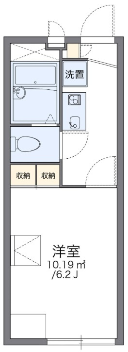 レオパレス外環富田林の間取り