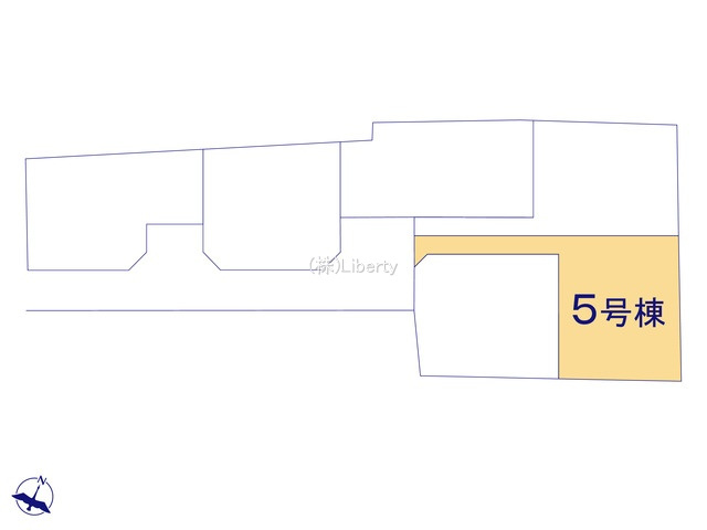 水戸市見川12期　新築戸建　5号棟の区画図