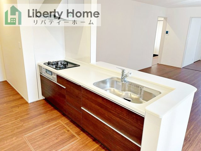 水戸市見川12期　新築戸建　5号棟のキッチン