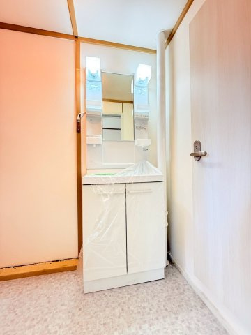 明石貴崎鉄筋住宅5号棟の洗面所