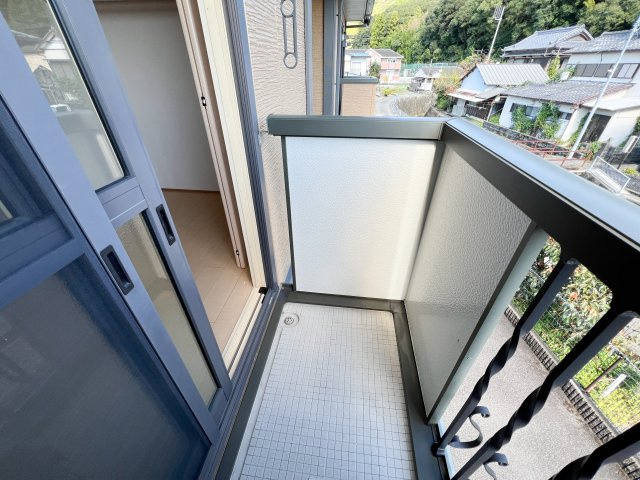 プレジオⅡのバルコニー