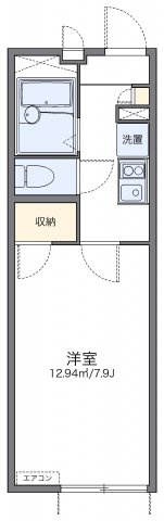 レオパレス富田林西の間取り