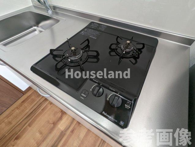 岩出市曽屋のアパートのキッチン