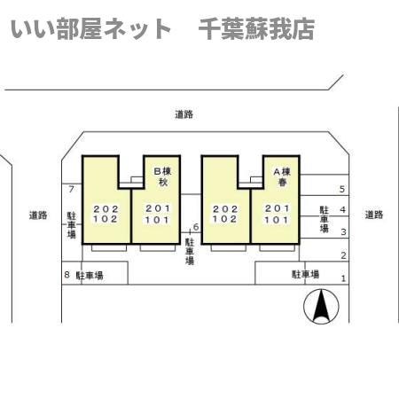 フローラ　春の区画図