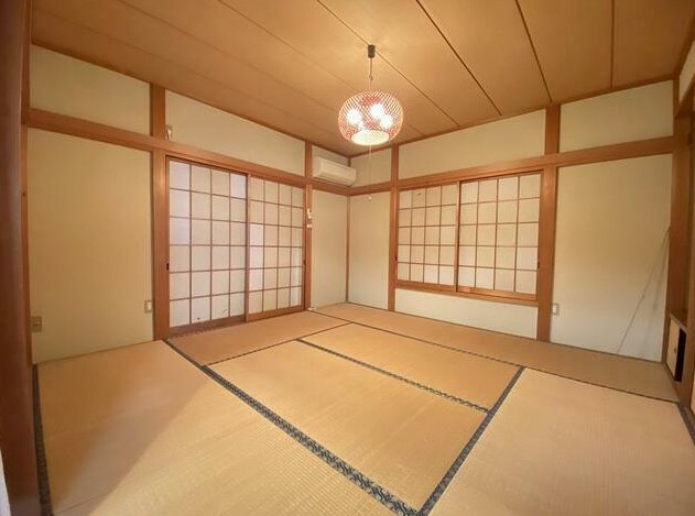 茂原市千町　平家中古戸建の和室|敷地約117坪　家庭菜園・ドックラン・バーベキュー可能です。閑静な分譲地内 ２LDK平家角地