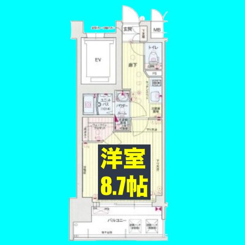 プレサンス栄ライズの間取り