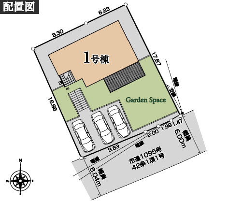 【区画図】 | 安中市秋間みのりが丘22-P1