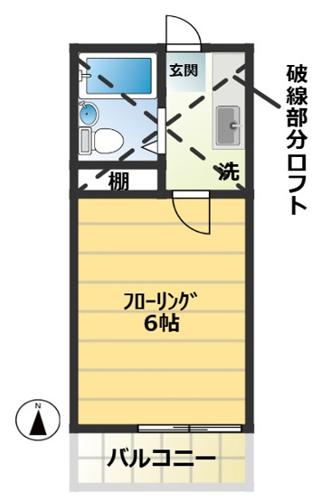 【間取り】 | フラワーハイツ