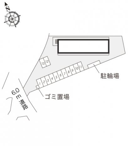 レオパレス平和の駐車場