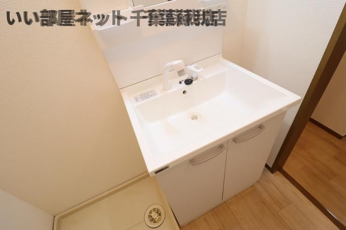 メイヒルズ　Ⅲの洗面所|忙しい朝には欠かせない洗面所です