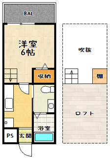 【間取り】 | ロフティ北花山Ⅰ