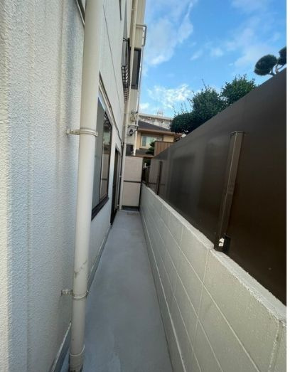 徳和ハイツのバルコニー