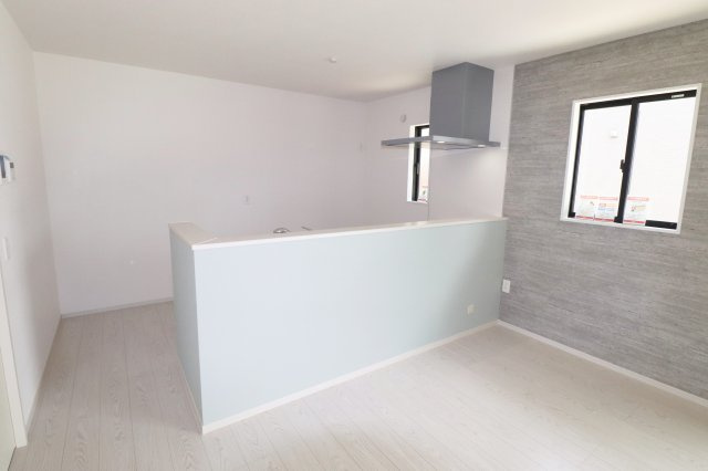 郡山市静町6期　　　  １号棟　　　大成小学校、郡山第７中学区　のキッチン