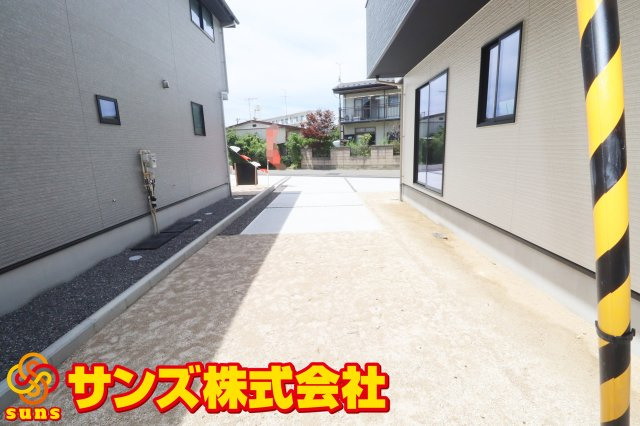 郡山市静町6期　　　  １号棟　　　大成小学校、郡山第７中学区　の庭