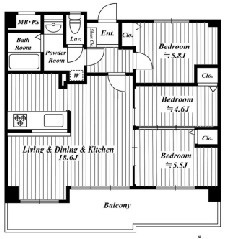 ローレル武庫之荘の間取り