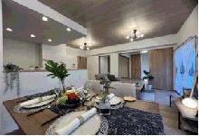 ローレル武庫之荘の居間・リビング