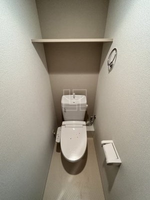 【トイレ】 | プレサンスタワー北浜 | プレサンスタワー北浜　温水洗浄便座