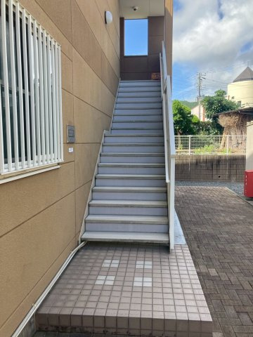 鴨川市　一棟アパート　のバルコニー