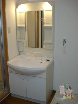 ノーブル西長瀬の洗面所|洗面