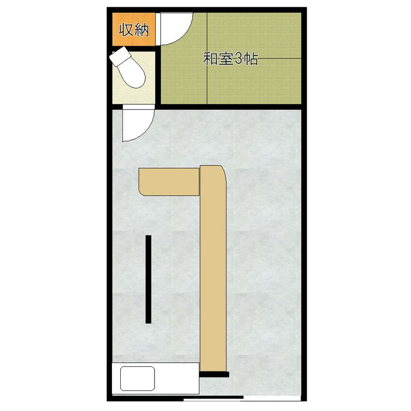 薬院4丁目店舗の間取り