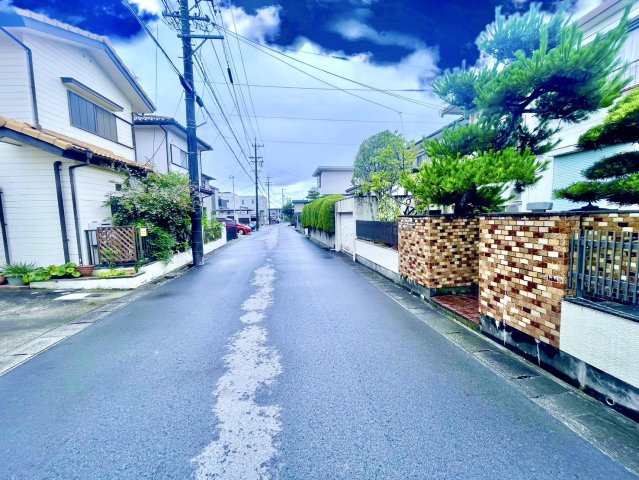 日進市南ケ丘三丁目土地の前面道路含む現地写真|前面道路幅員約6.0m
