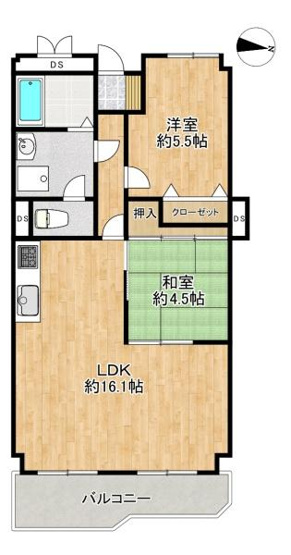 【間取り】 | 高尾台ハイツ