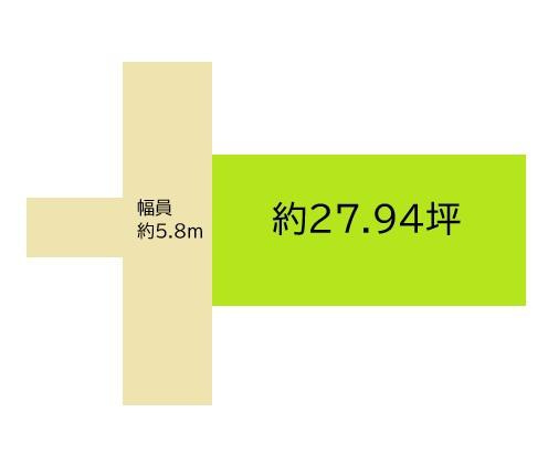 和歌山市粟　土地の土地図