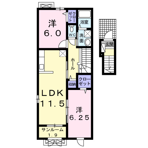 レジーナの間取り