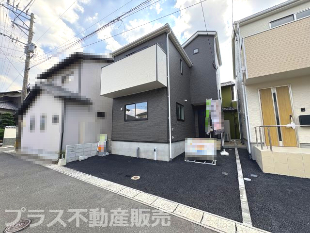 【外観】 | 大野城市大城3丁目第9　2号棟（全2棟）【仲介手数料無料・0円】 | 現地写真。プラス不動産販売なら、現場の全ての棟をまとめてご見学頂けます。