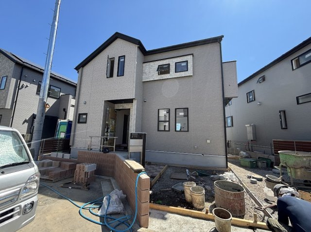 日野市栄町４丁目の新築一戸建の外観|５号棟外観写真（2025年9月撮影）