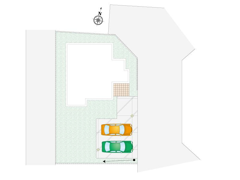 古河市女沼　新築戸建8の区画図