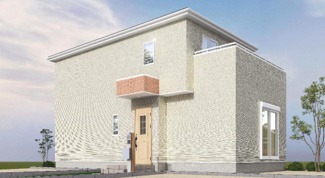 【外観パース】 | 【名古屋市西区清里町57新築戸建2号棟】✨️仲介手数料無料✨️比良西小学校・山田東中学校