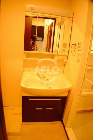 プレジオ南堀江の洗面所|プレジオ南堀江　洗面脱衣所