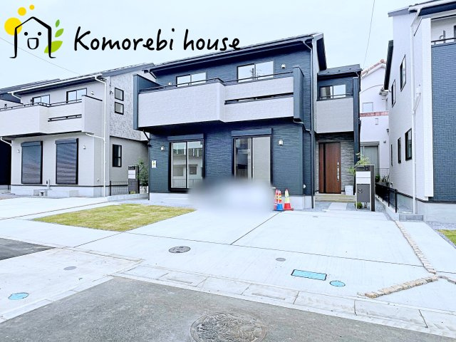 上尾市二ツ宮　3期　新築一戸建て　ブルーミングガーデン　03の駐車場|10/9　撮影済み