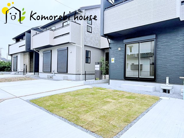 上尾市二ツ宮　3期　新築一戸建て　ブルーミングガーデン　03の庭|10/9　撮影済み