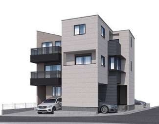 【外観パース】 | 【名古屋市名東区社が丘3丁目130３新築戸建2号棟】✨️仲介手数料無料✨️上社小学校・上社中学校