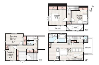 【間取り】 | 【名古屋市名東区社が丘3丁目130３新築戸建3号棟】✨️仲介手数料無料✨️上社小学校・上社中学校