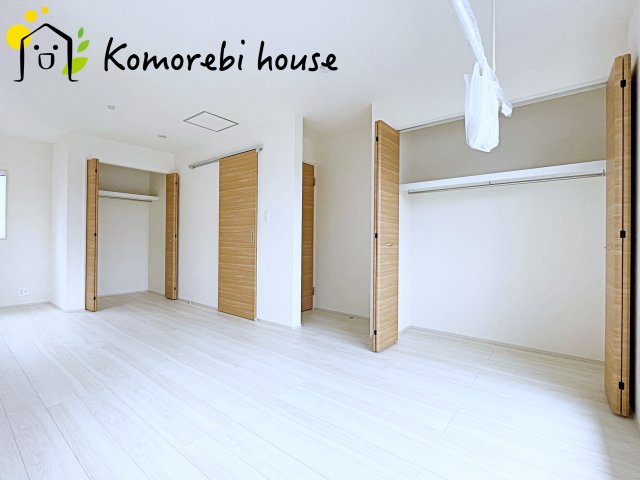 上尾市二ツ宮　3期　新築一戸建て　ブルーミングガーデン　04の寝室|10/9　撮影済み