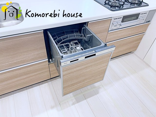 上尾市二ツ宮　3期　新築一戸建て　ブルーミングガーデン　04のキッチン|10/9　撮影済み