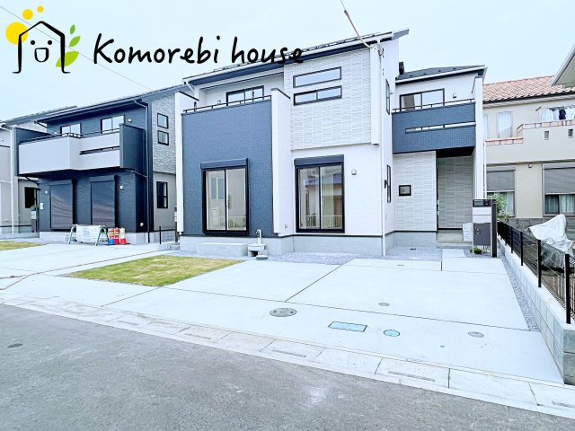 上尾市二ツ宮　3期　新築一戸建て　ブルーミングガーデン　04の駐車場|10/9　撮影済み