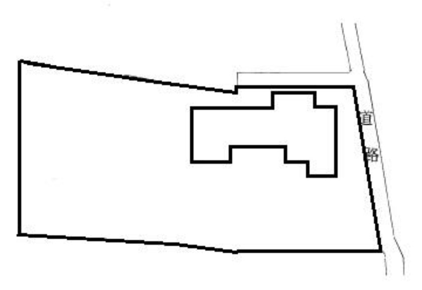 藤岡市東平井　中古660の区画図