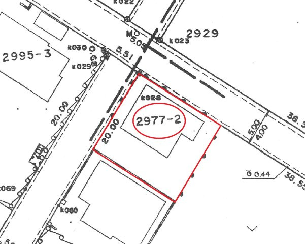 深谷市上野台　売地の区画図