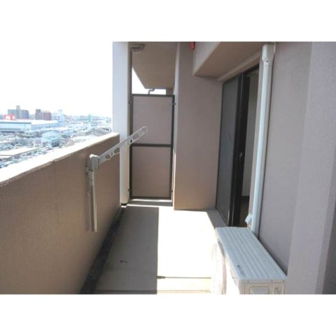 熊本市中央区本山町の賃貸マンションのバルコニー