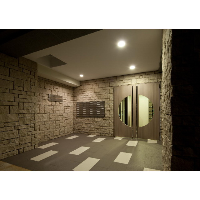 熊本市中央区本山町の賃貸マンションのロビー