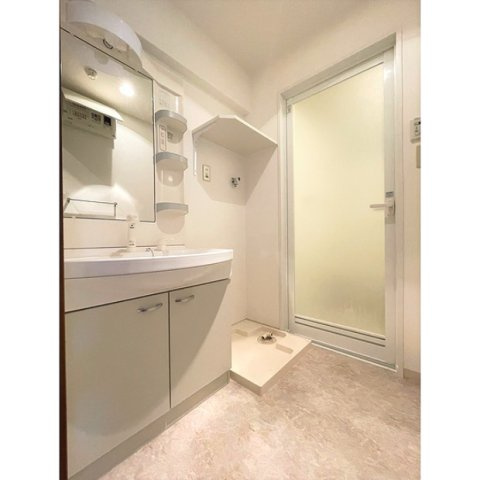 熊本市中央区本山町の賃貸マンションの独立洗面台