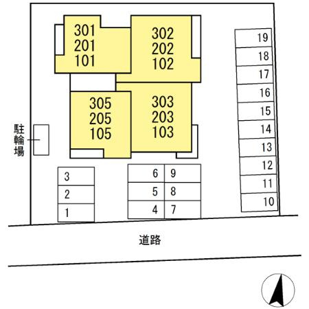 メイプルの区画図