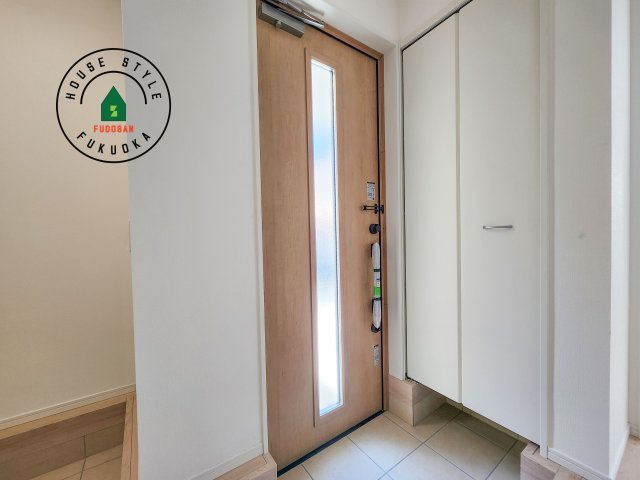 福岡市西区今宿町第2-2棟(1号棟)の防犯設備|二重ロックでしっかり防犯対策ができます。