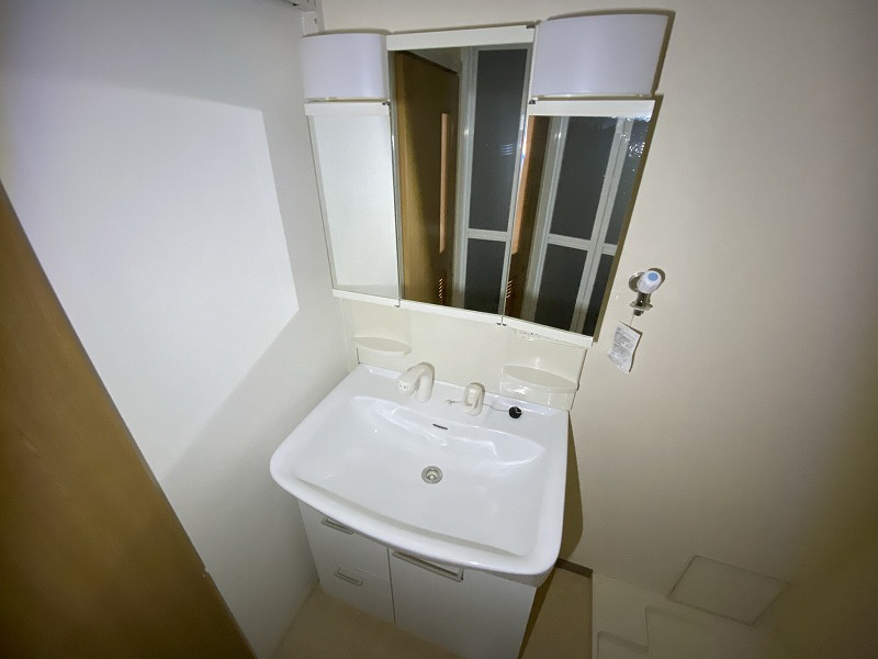 神戸市兵庫区下沢通１丁目の賃貸マンションの洗面所|洗面台